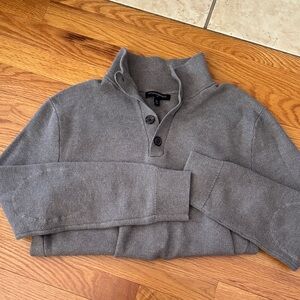 Banana Republic Gray Turtleneck Sweater